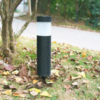 Outdoor Solar Rattan Cylindrical LED Garden Lawn In-ground Landscape Light