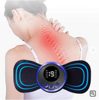 Portable massager with 8 modes and LCD screen