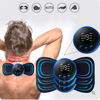 Portable massager with 8 modes and LCD screen