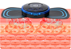 Portable massager with 8 modes and LCD screen