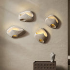 Wall lamp made of Polystyrene in Wabi-Sabi Style