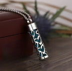 Perfumed Pendant Necklace | Stainless Steel | Interchangeable Aroma Discs