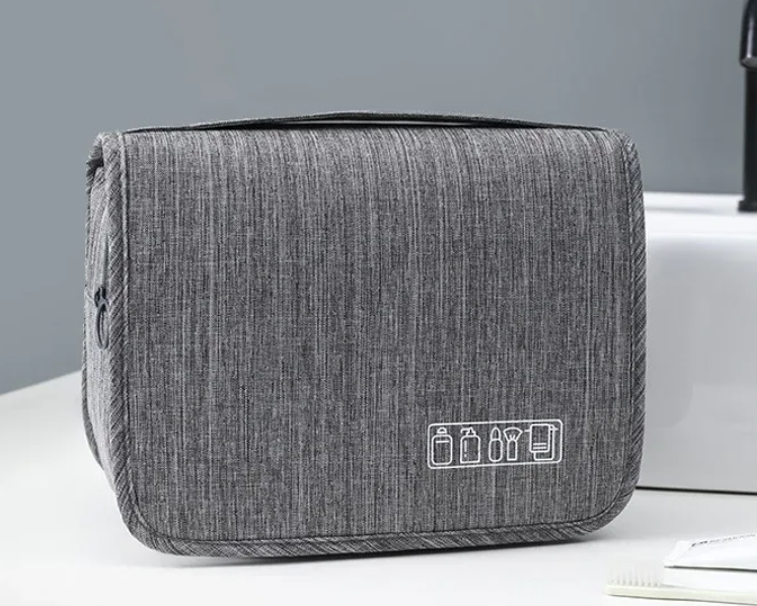 Hanging toiletry bag for men