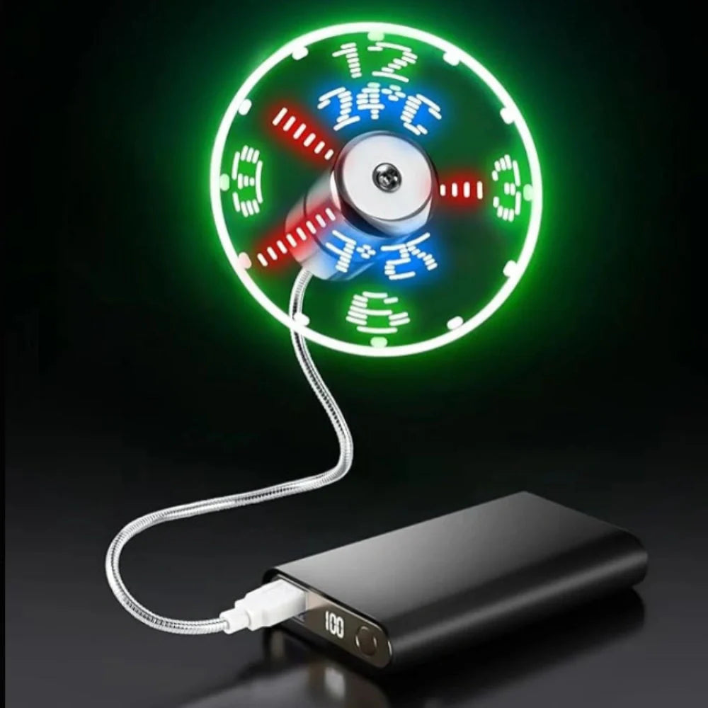TimeGlow Clock Fan