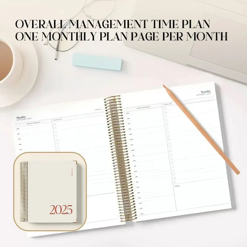 2025 Daily Planner with Complete Organization Tools