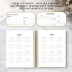 2025 Daily Planner with Complete Organization Tools