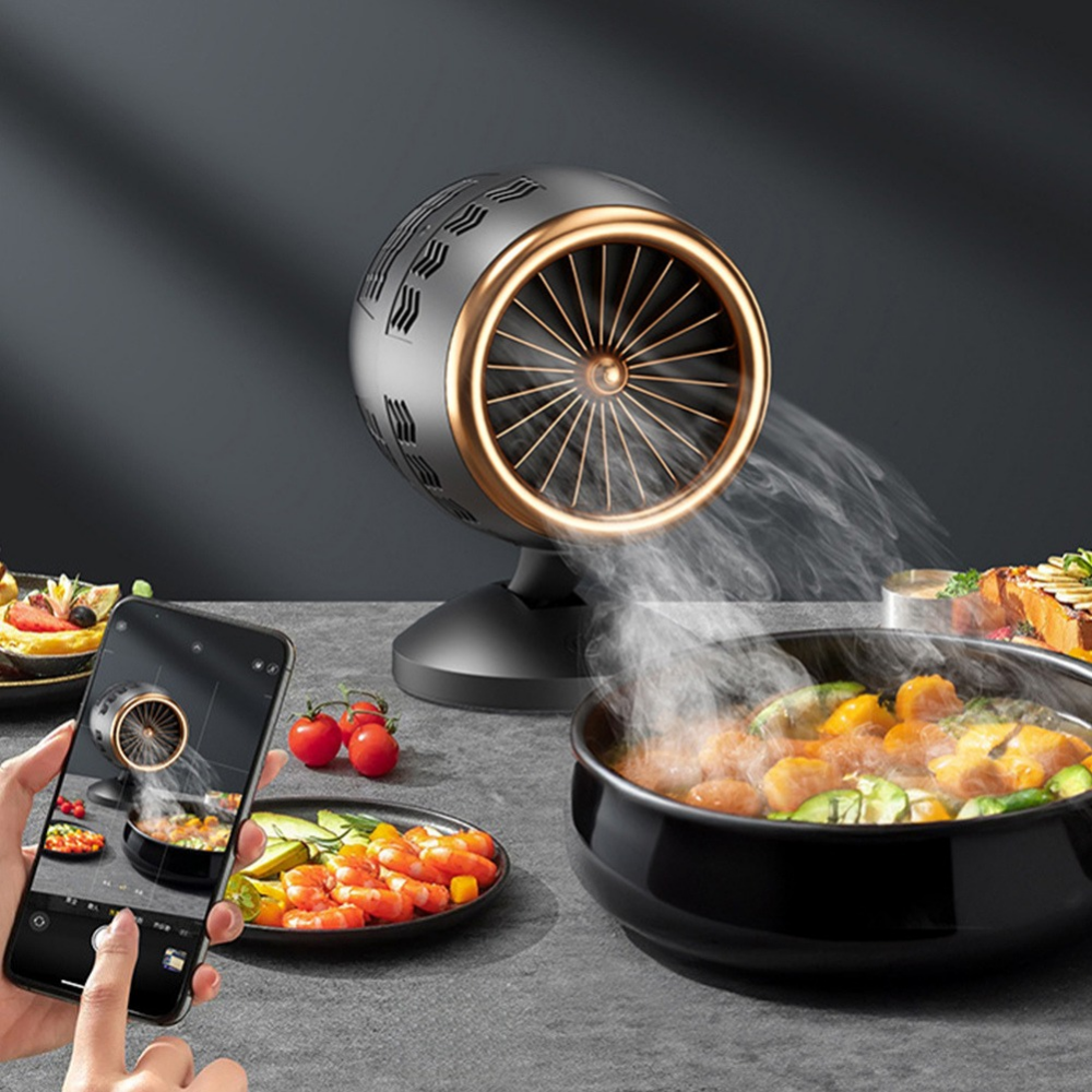 Compact portable extractor hood cooking extractor fan