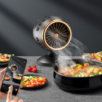 Compact portable extractor hood cooking extractor fan
