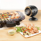 Compact portable extractor hood cooking extractor fan