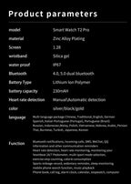 Smart Watch Fitness Tracker - Track Your Body Signals and Take Care of Your Health!