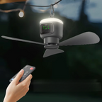 Ultimate Outdoor 12000mAh Rechargeable Ceiling Fan with LED Light