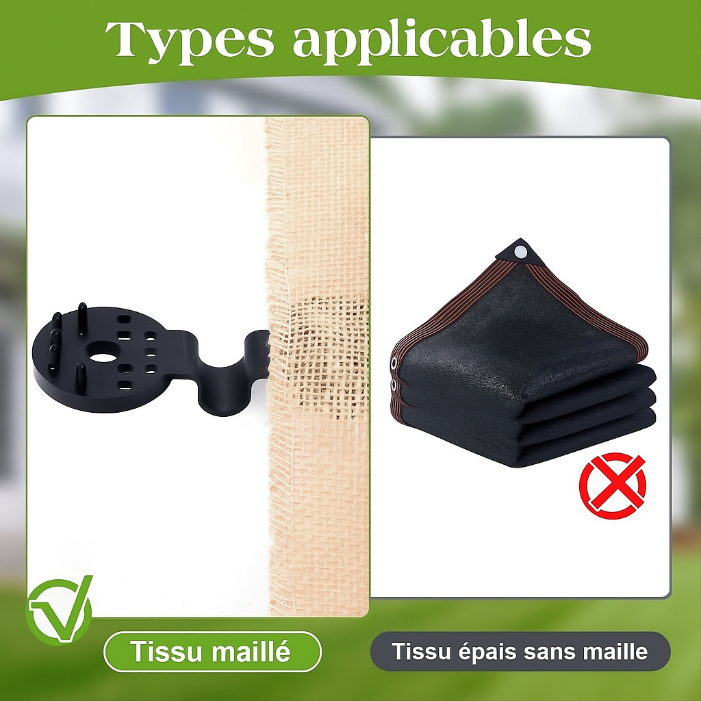 ClipCloth | Fast and secure fixation - 50 pieces