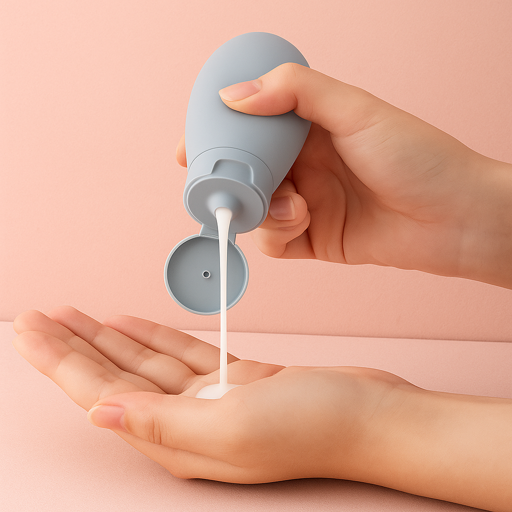 Leak-Proof Silicone – 60 ml Refillable – Ideal for Carry-On Trips