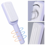 Cleaning Hairbrush – Gentle Detangle – Retractable Bristle Design – For All Hair Types & Busy Mornings