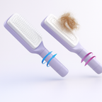 Cleaning Hairbrush – Gentle Detangle – Retractable Bristle Design – For All Hair Types & Busy Mornings
