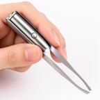 Rust-Resistant Stainless Steel – LED Light Precision Grip – Long-Lasting At-Home Grooming