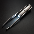 Rust-Resistant Stainless Steel – LED Light Precision Grip – Long-Lasting At-Home Grooming
