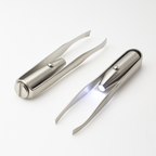 Rust-Resistant Stainless Steel – LED Light Precision Grip – Long-Lasting At-Home Grooming