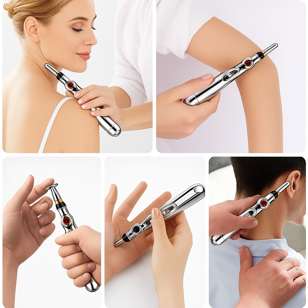Drug-free Massage Therapy – Multi-head Design – Stress and Muscle Recovery