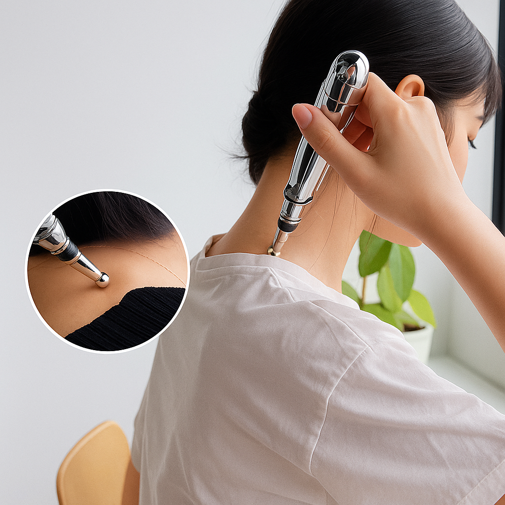 Drug-free Massage Therapy – Multi-head Design – Stress and Muscle Recovery