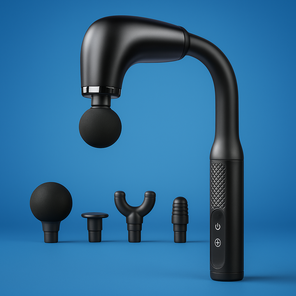 Extended Handle – Quiet Adjustable Levels – Pain Relief For Back and Full Body