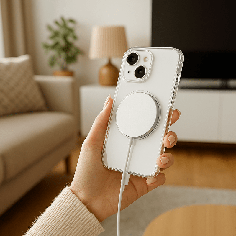 Transparent MagSafe Protective Case for the iPhone
