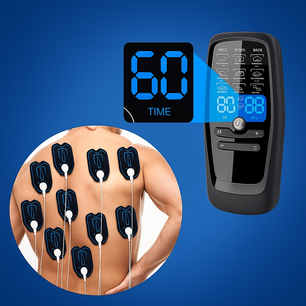 Intense Pain Relief – USB-Powered 10 Pads – Back & Shoulder Discomfort