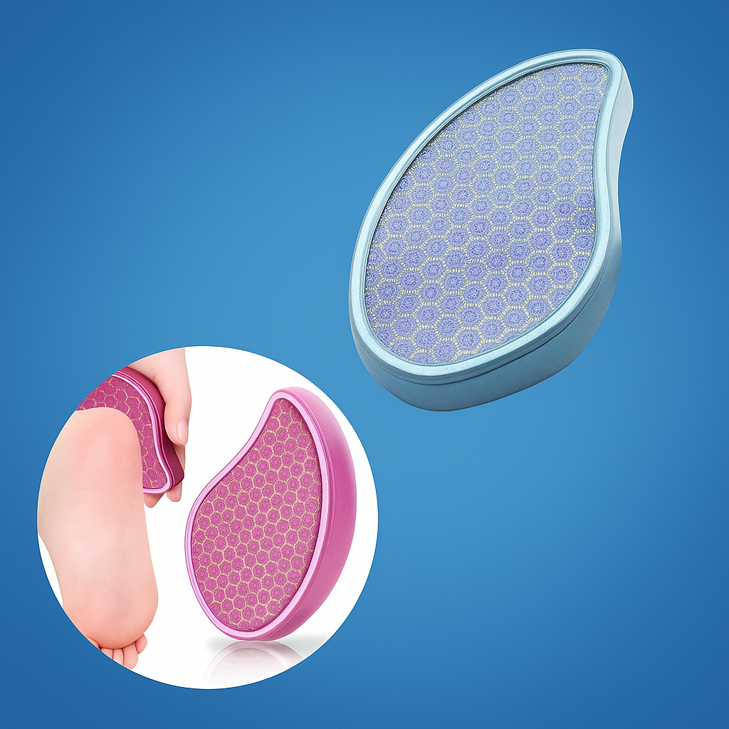Skin Remover – Nano Glass Surface – Washable & Gentle – Smooth Cracked Heels at Home