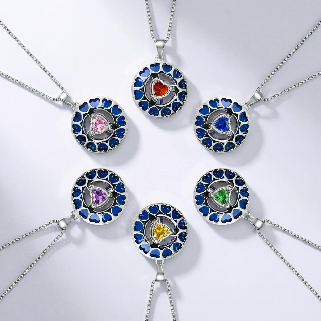 Lunara | 18K Gold Plated Birthstone Necklace Moonstar Design