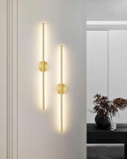 Modern Linear LED Wall Lamp - Gold