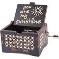 Wooden Hand Crank Music Box