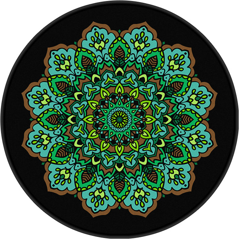 Nostalgic Multicolor Tribeprint Carpet Polypropylene Moroccan Carpet Pet Friendly Stain Resistant Non-Slip Carpet for Large Room