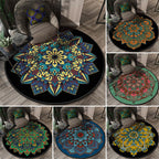 Glamorous layered floral pattern rug multicolored Moroccan rug polypropylene stain resistant non-slip backing machine washable rug for home