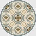 Moroccan Bedroom Rug Multicolor Scroll Pattern Rug Synthetic Non-Slip Washable Pet-Friendly Indoor Rug