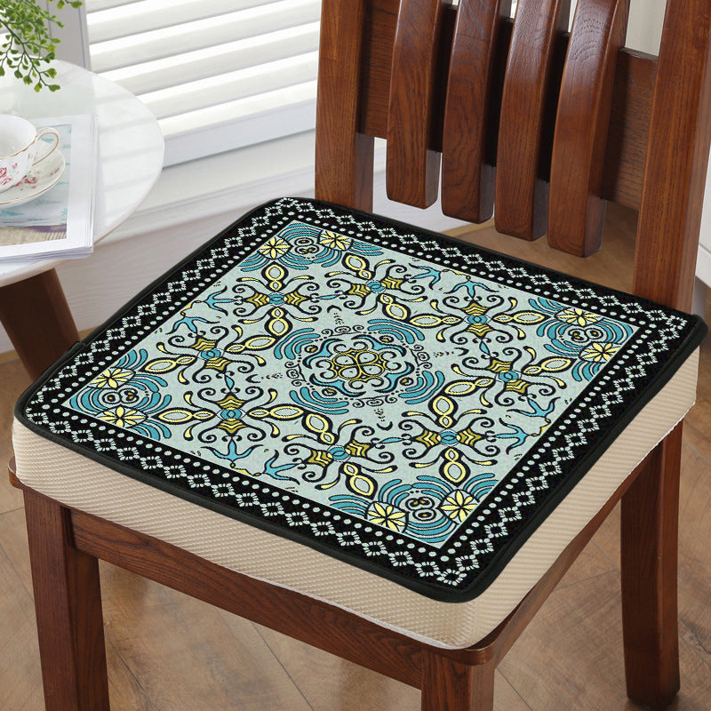 Trendy symmetrical floral carpet multicolored Moroccan style carpet synthetic carpet for room