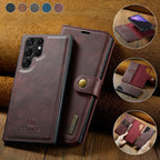 2 in 1 removable flip leather case for Samsung Galaxy