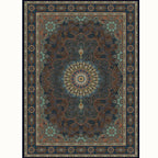 Aesthetic Moroccan Carpet Multicolored Flower Carpet Pet Friendly Non-Slip Back Machine Washable Rug for the Guest Room