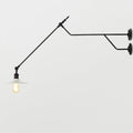 Metal Black/Red/White Wall Lamp Cone Shade 1-Light Industrial Wall Lighting for Living Room