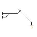 Metal Black/Red/White Wall Lamp Cone Shade 1-Light Industrial Wall Lighting for Living Room