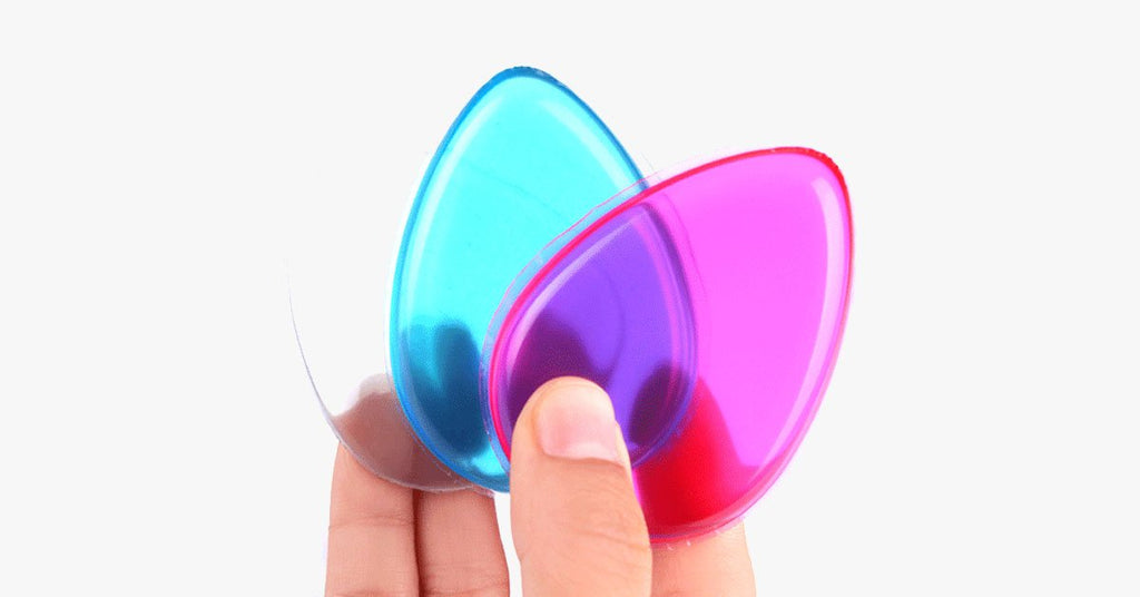 Silicone-Makeup-Applicator-Set of 3 - Mixes makeup effortlessly without absorbing the product