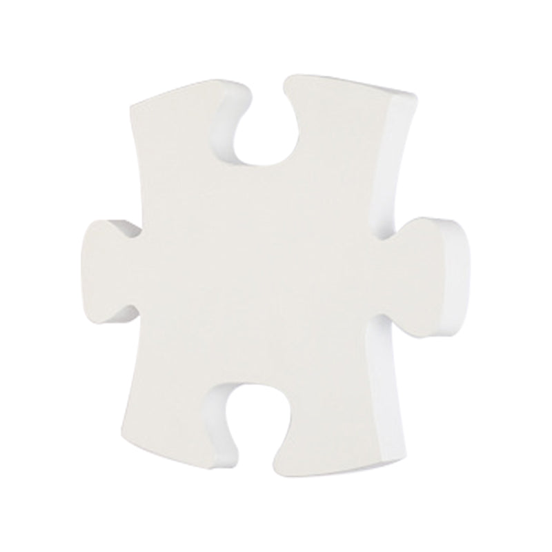 Jigsaw Wall Lamp Modern Acrylic Black/White LED Wall Light in Warm/White Light for Living Room