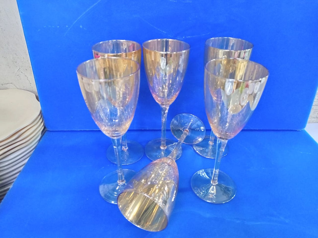 Wine Glass Goblets 6 Pieces
