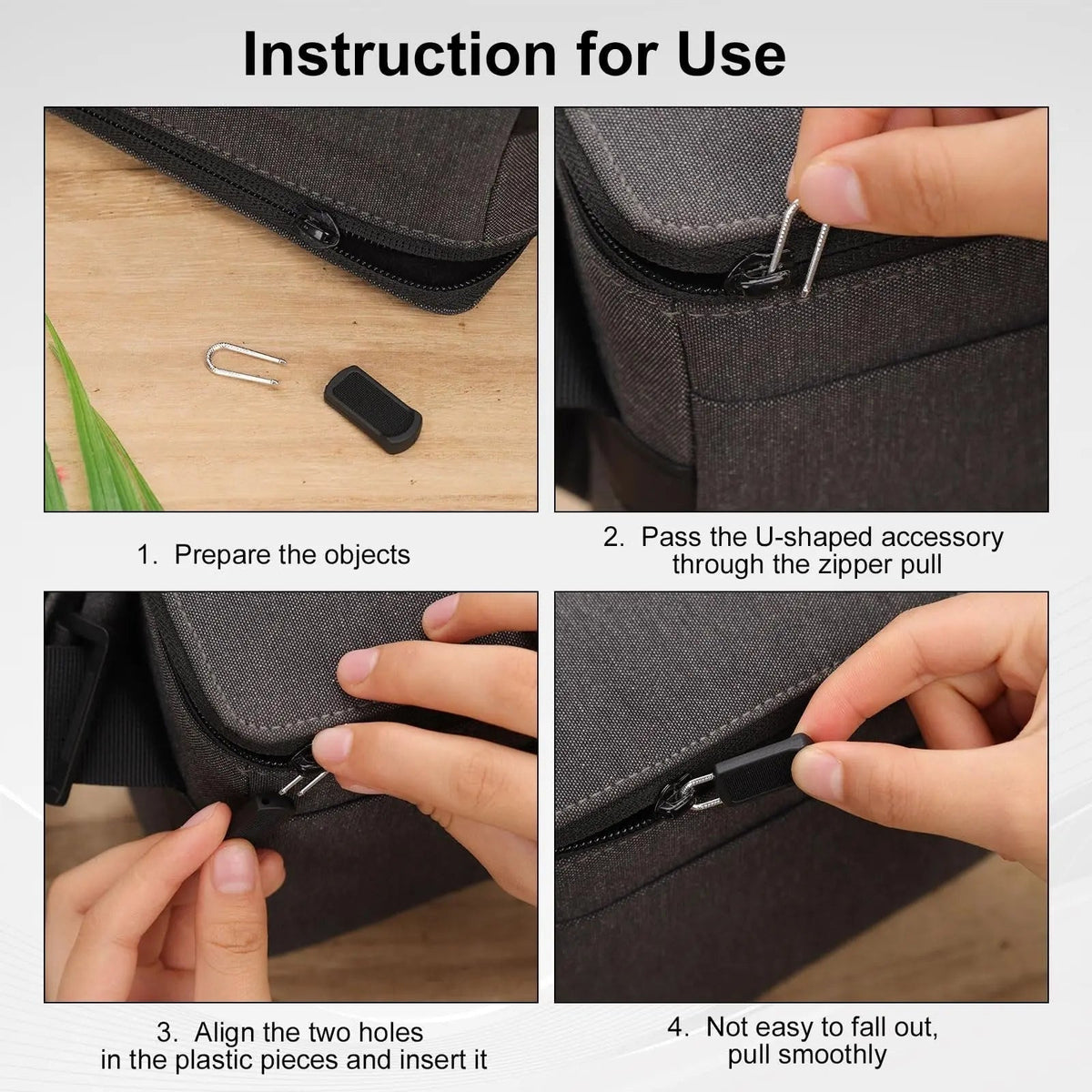 20+20 | Durable zipper replacement – Easy to install & non-slip