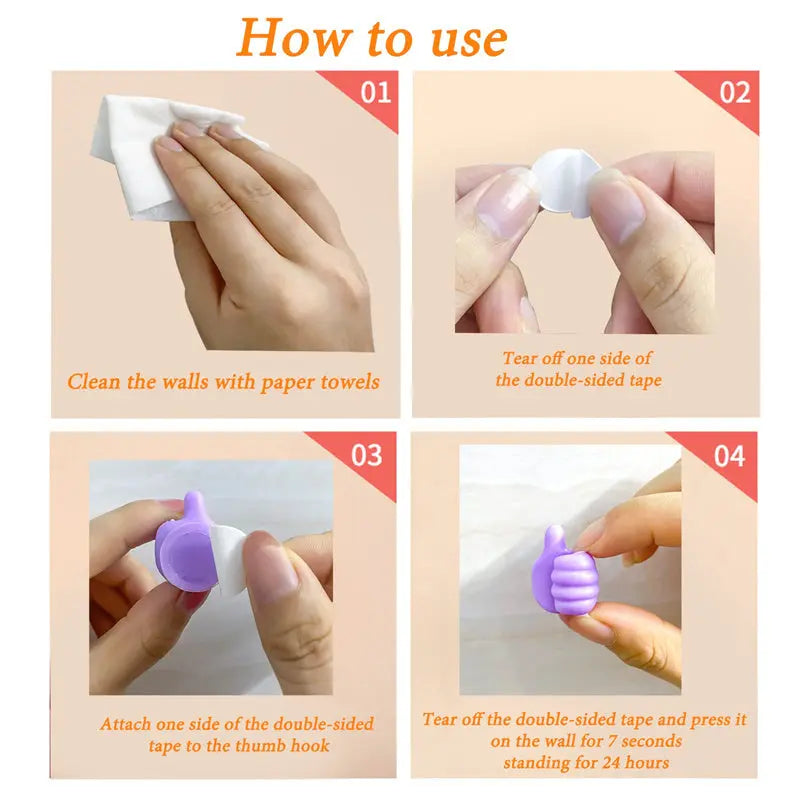 20+20 | Self-adhesive thumb hooks