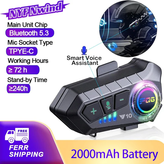 Bluetooth For Motorcycle Helmet