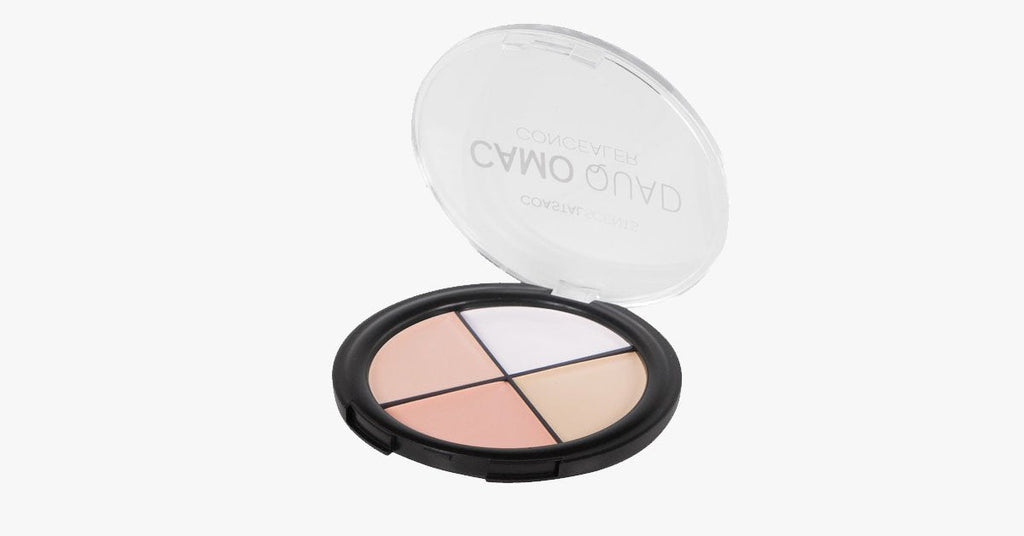 Camo Quad Concealer Palettes for perfect coverage - Compact and practical with 4 shades in one palette
