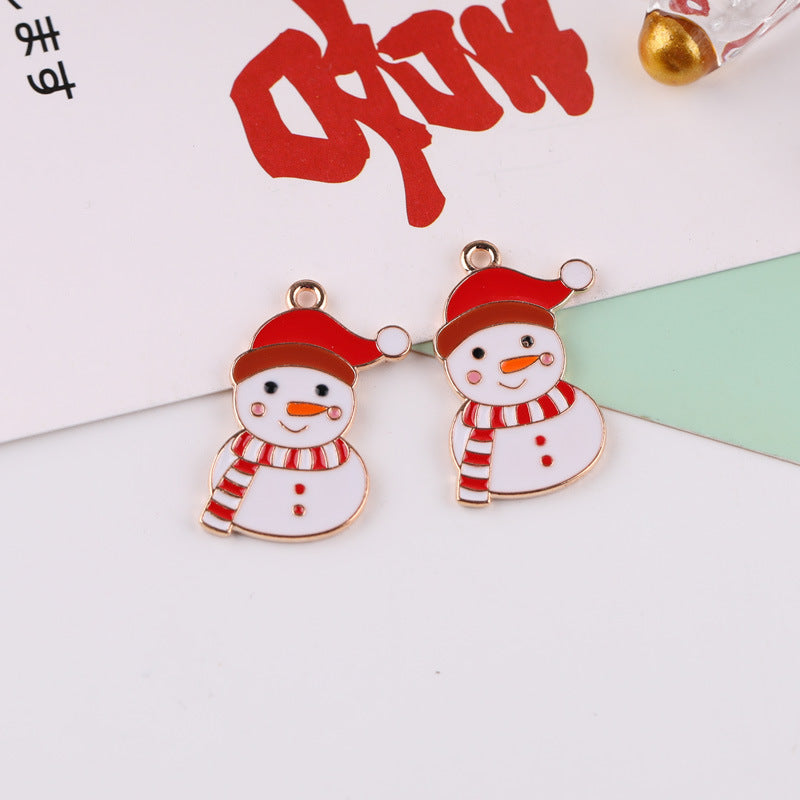 Christmas Snowman Snowflake Decoration Pendant