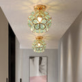 Glass Flower Ceiling Lamp - FloraGlow