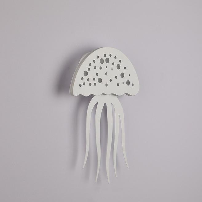 Modern creative 1-Light LED Jellyfish Wall Light