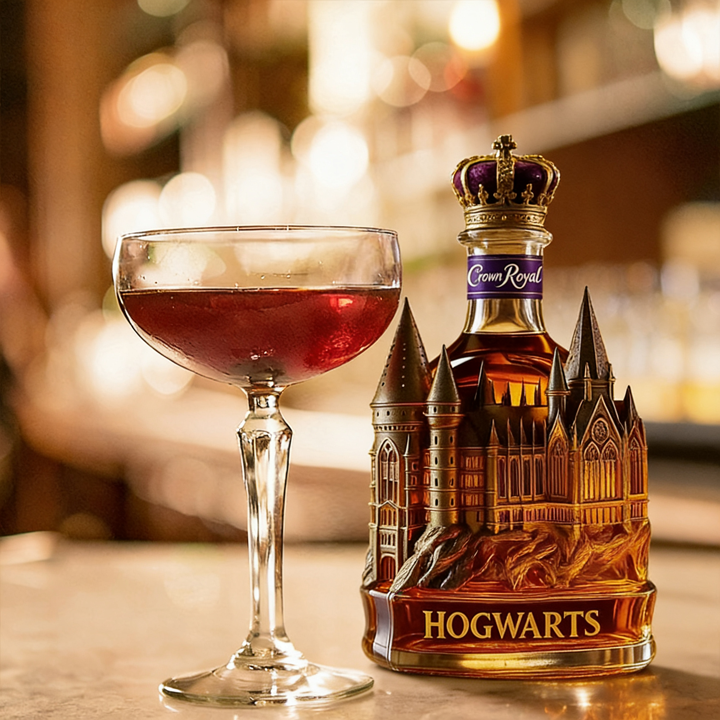 Hogwarts Castle Crown Royal Whiskey Bottle - Unveil A Truly Magical Addition to Your Collection